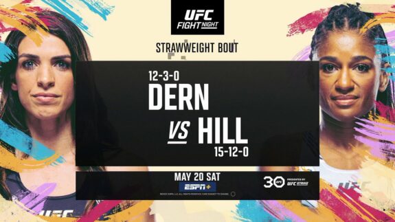 UFC Vegas 73: Dern vs Hill