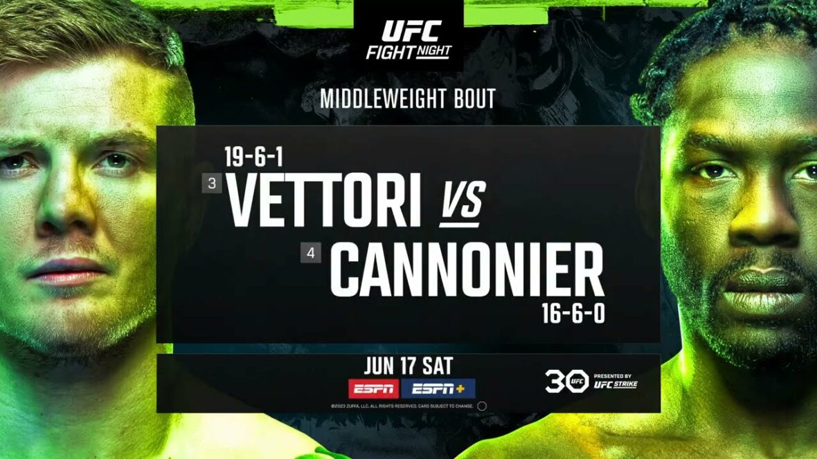 UFC on ESPN 47: Vettori vs Cannonier